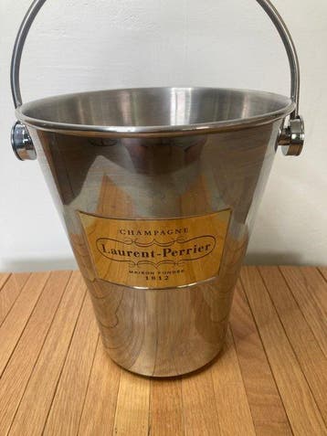 Laurent-Perrier - Ijsemmer - Inox - with 2 LaurentPerrier