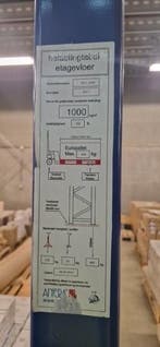 gebruikte entresol/verdiepingsvloer 1000kg/m2