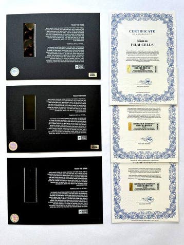 David Lynch – Extremely rare Set of 3 Mounted 35mm Film, Nieuw