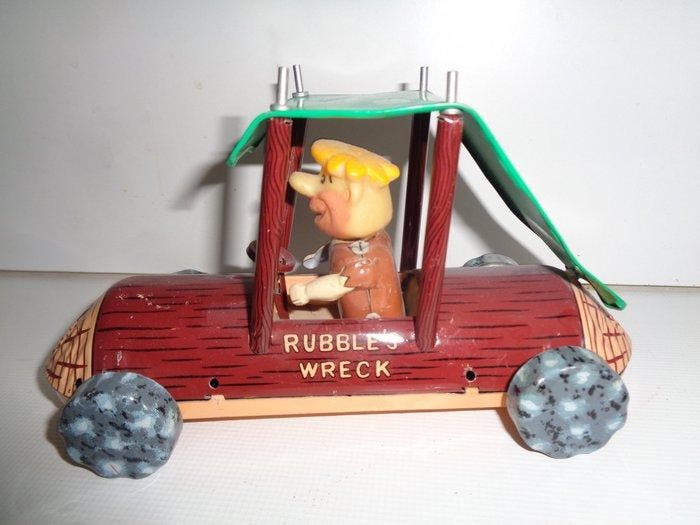 Marx - Blikken speelgoed - Barney Rubbles Wreck Tin, Antiek en Kunst, Antiek | Speelgoed