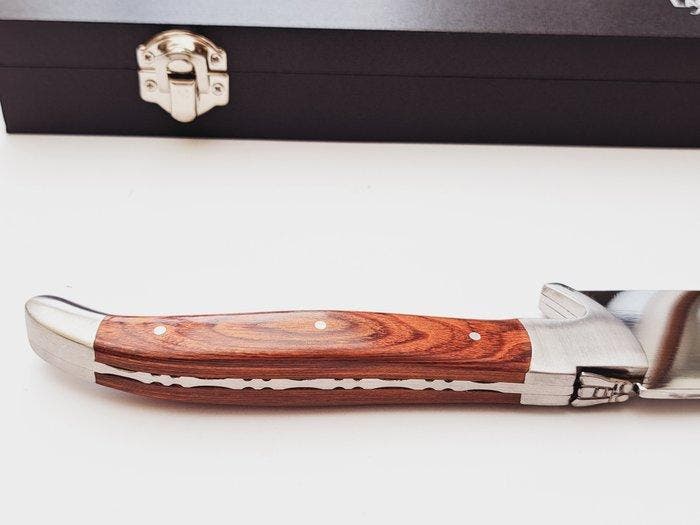 Laguiole Champagne Saber - Rose Wood - sabre sable sabel, Collections, Vins