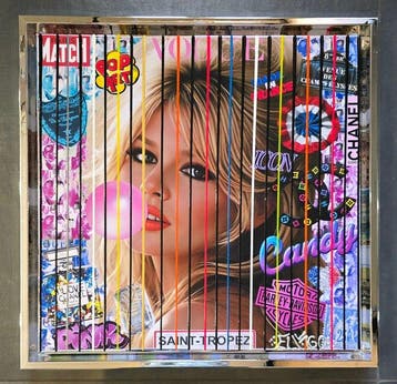Elmago - Brigitte Bardot french pop icon codebarre(No