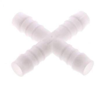 Connecteur de tuyau croisé en POM 12 mm [2 pièces]., Verzenden