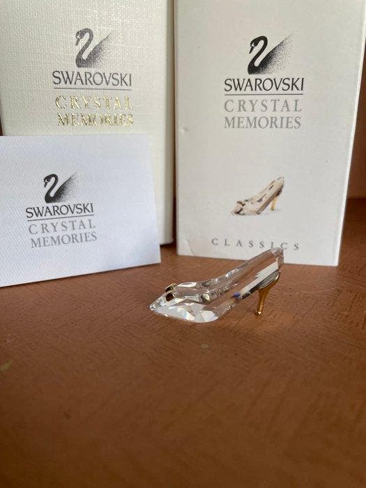 Swarovski - Beeldje - Memories Pump 174031 - Boxed - Kristal, Antiquités & Art, Curiosités & Brocante