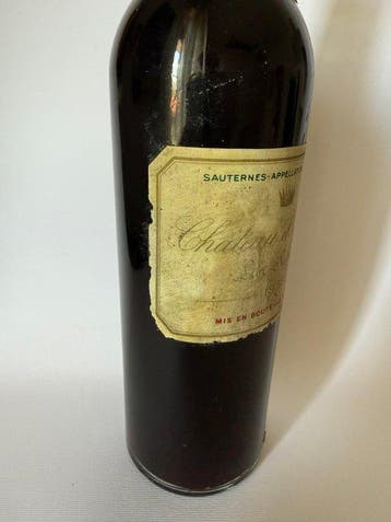 1950 Chateau DYquem - Sauternes 1er Cru Supérieur - 1 Fles, Collections, Vins