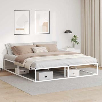 vidaXL Bedframe zonder matras 180x200 cm wit, Verzenden, Nieuw