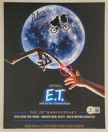 E.T The Extra Terrestrial - Peter Coyote (Keys) - Autograph,