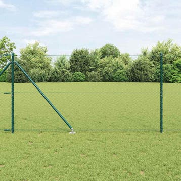 vidaXL zeshoekig gaasgek met palen 25 x 1,2 m PVC-Coated, Tuin en Terras, Verzenden, Nieuw