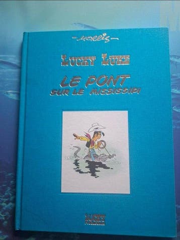 Lucky Luke - Le Pont sur le Mississippi + dédicace - C - 1, Nieuw
