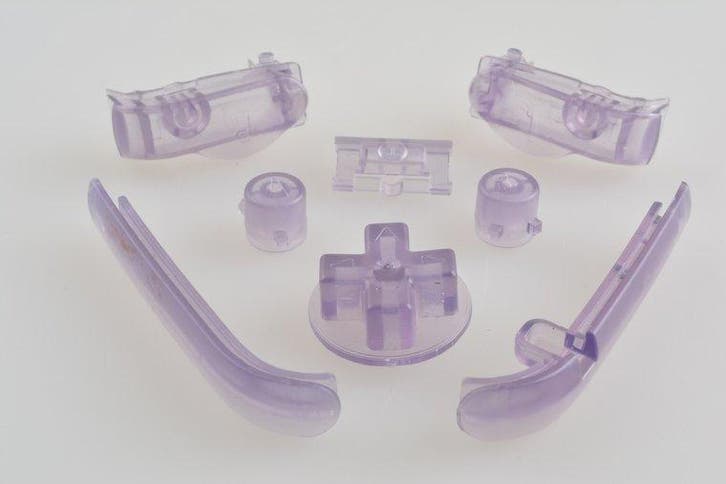 Gameboy Advance Button Set - Purple Dawn, Games en Spelcomputers, Spelcomputers | Nintendo Game Boy, Verzenden