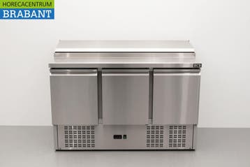 HCB inox Saladette Saladiere Etabli réfrigéré 136,5 cm 230V, Articles professionnels, Horeca | Équipement de cuisine, Verzenden