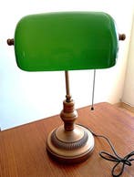 Bankierslamp - bankier, ministerie - metaal en glas