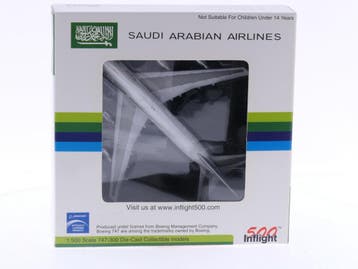 Schaal 1:500 Inflight 500 355 4070 - Saudi Arabian Airlin..., Ophalen of Verzenden, Gebruikt