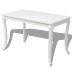 Hoogglans Witte Eettafel 116cm | Tweede Kansje OP=OP!, Antiek en Kunst, Verzenden