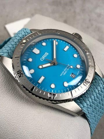 Oris - Divers Sixty Five Cotton Candy Automatic Blue - 01, Nieuw