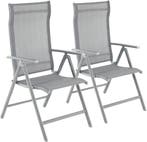 Tuinstoelen - set van 2 stuks - lichtgewicht aluminium -, Verzenden