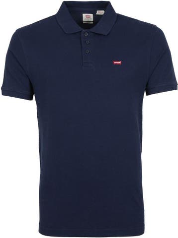 Levis Pique Polo Blauw maat Maat 46 (S) of kleiner Heren, Levi's, Nieuw, Maat 46 (S) of kleiner, Verzenden