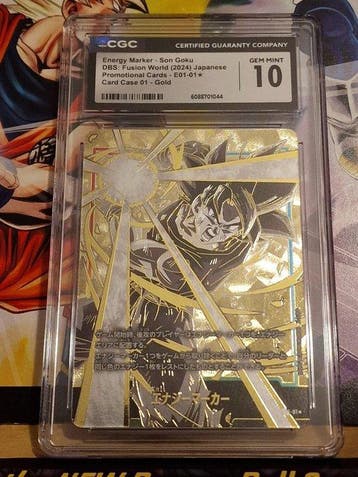 Bandai Graded card - Dragon Ball - Son Goku E01-01 Promo, Verzamelen, Overige Verzamelen, Nieuw