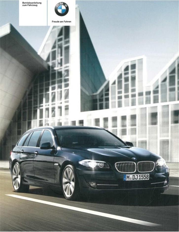 2010 BMW 5 SERIE TOURING INSTRUCTIEBOEKJE DUITS, Autos : Divers, Modes d'emploi & Notices d'utilisation