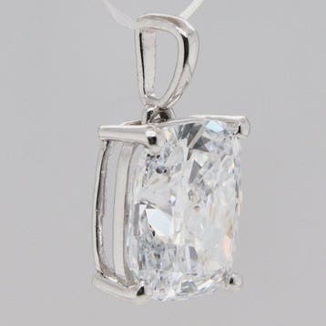 Zonder minimumprijs - Hanger - 14 karaat Witgoud - 2.02ct.