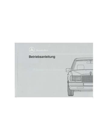 1990 MERCEDES BENZ E KLASSE INSTRUCTIEBOEKJE DUITS, Ophalen of Verzenden