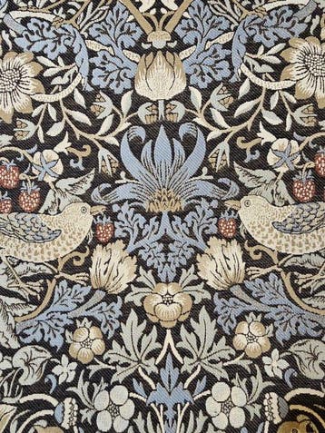 Jacquardweefsel William Morris, zwaar geweven, Art