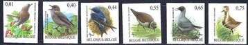 Belgique 2004/2005 - André Buzin, oiseaux non mariés, Gestempeld