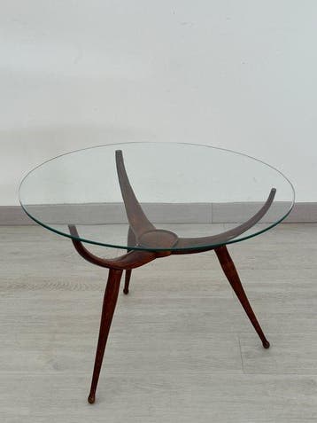 Manifattura Italiana - Centre de table - Bois, Verre - Table