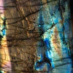 Extra kwaliteit labradoriet - vrij vorm - top flash licht -