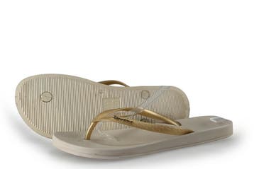 Ipanema Slippers in maat 42 Beige, Kleding | Dames, Schoenen, Slippers, Verzenden, Beige, Zo goed als nieuw