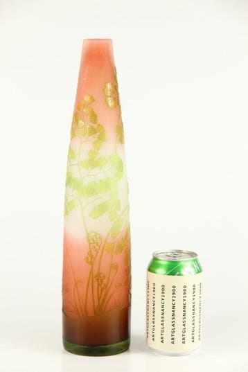 Emile Gallé, Établissements Gallé - Vase - Verre