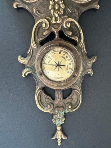Barometer weerstation - Metaal / Glas - Italiaanse