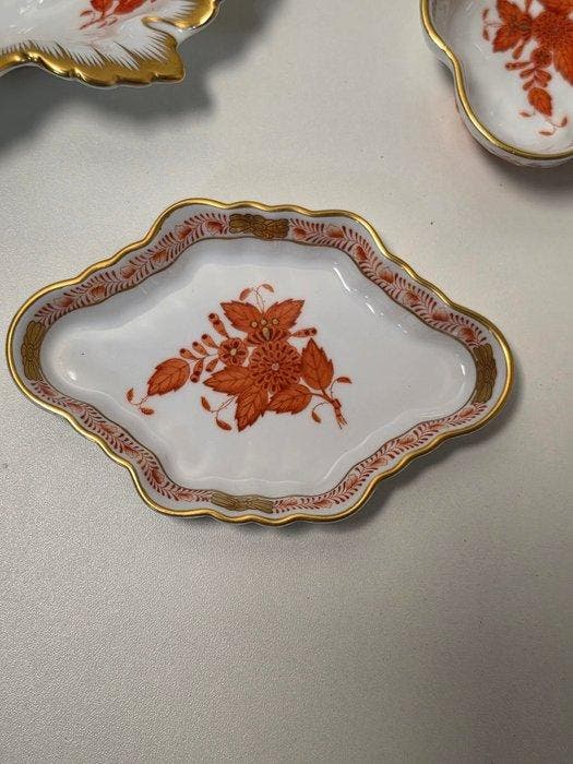 Herend - Herend Apponyi Orange (AOG) - Schotel (3) -, Antiquités & Art, Antiquités | Verre & Cristal