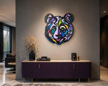 Krzysztof Gudanski - Panda XL - Animal Flow, Relief