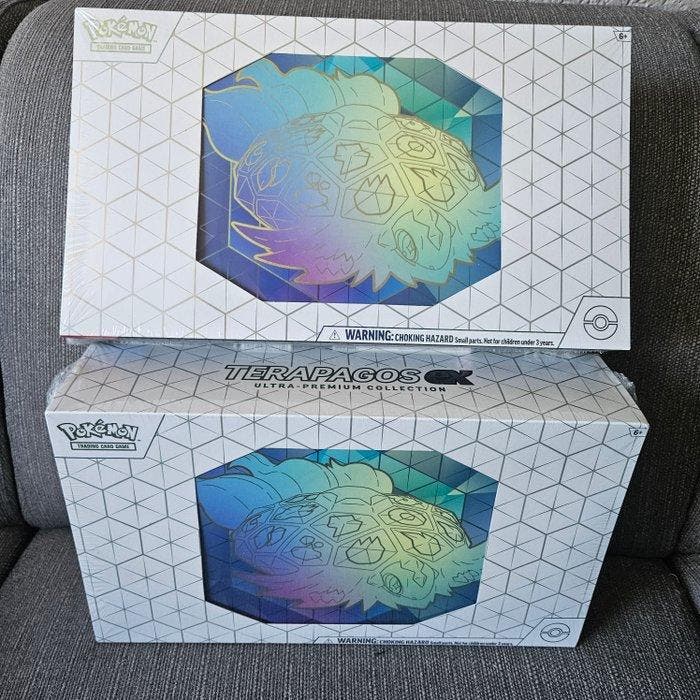 Pokémon - 2 Box - Pokémon - Terapagos ex Ultra-Premium, Hobby & Loisirs créatifs, Jeux de cartes à collectionner | Pokémon