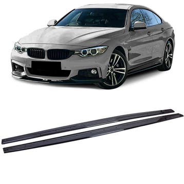 M Performance Aanzet Sideskirts BMW 4 Serie F32 F33 B2408, Nieuw, Links, BMW