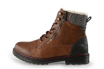 Mustang Veterboots in maat 43 Cognac, Overige kleuren, Verzenden, Boots, Mustang