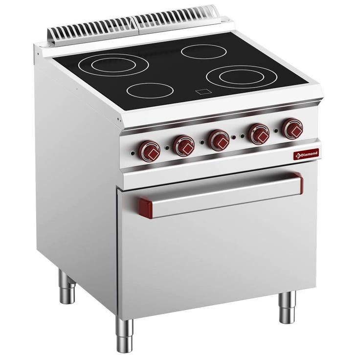 Glaskeramisch Fornuis + Oven | OPTIMA 700 | Elektrisch | 4, Articles professionnels, Horeca | Équipement de cuisine, Envoi