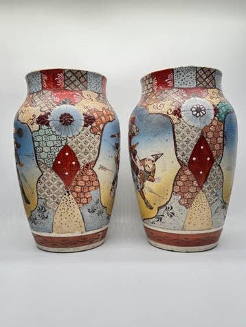 Vaas - Keramiek - Japan - Satsuma (Zonder minimumprijs), Antiek en Kunst