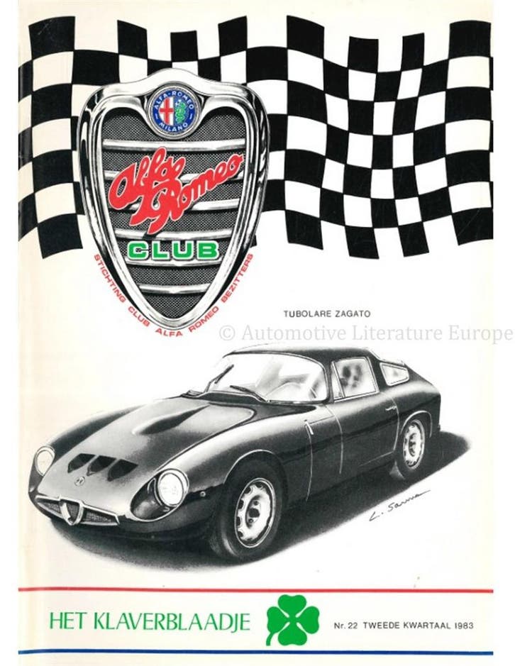 1983 ALFA ROMEO CLUB HET KLAVERBLAADJE 22 NEDERLANDS, Livres, Autos | Brochures & Magazines