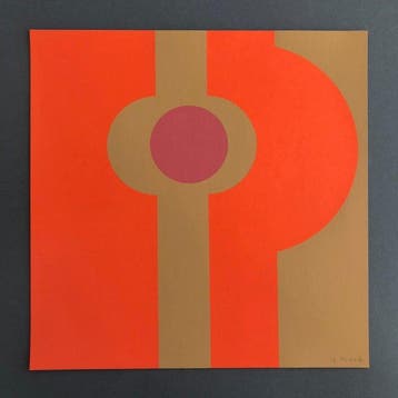 Gerlinde Beck (1930 - 2006) - Composition from La Lune en