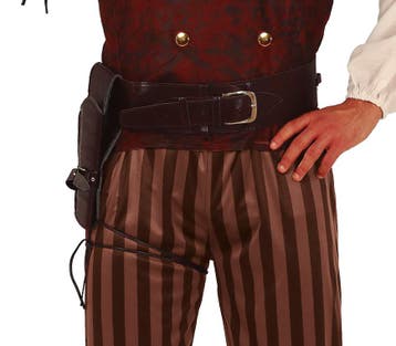 Volwassen Piratenriem Holster 27cm, Verzenden