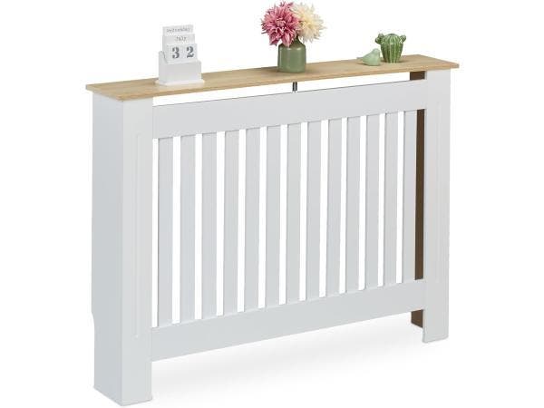 Veiling - Relaxdays radiatorafdekking - 83 x 112 x 19 cm, Doe-het-zelf en Bouw, Verwarming en Radiatoren