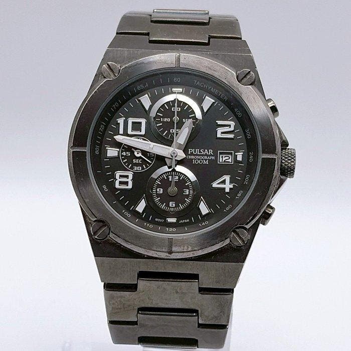 Seiko - PULSAR Chronograph 100M - Zonder minimumprijs -, Bijoux, Sacs & Beauté, Montres | Anciennes | Antiquités