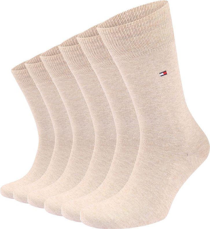 Tommy Hilfiger Classic 6-Pack Sokken Beige maat 47-49 Heren, Vêtements | Hommes, Chaussettes & Bas, Envoi