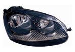Volkswagen Golf 5 Koplamp zwart/chroom Rechts (Koplampen), Verzenden, Nieuw, Volkswagen