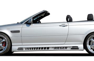 Rieger side skirt (175mm) | 3er E46: 02.98-12.01 (tot Faceli, Verzenden
