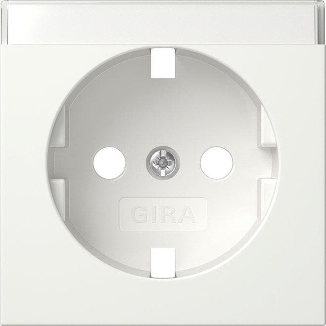 Gira Schuko inbouwstopcontact 55 zuiver wit - 494703, Bricolage & Construction, Électricité & Câbles, Envoi