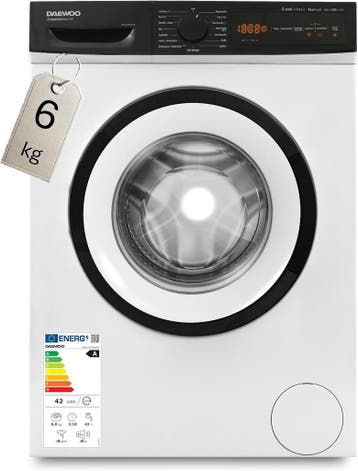 Daewoo WM612T2TWB0DE - Wasmachine - 6 kg - 1100 tpm -, Elektronische apparatuur, Wasmachines, Ophalen of Verzenden, Nieuw