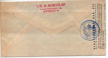 Pays-Bas 1950 - n°556 à 560 sur enveloppe premier jour -